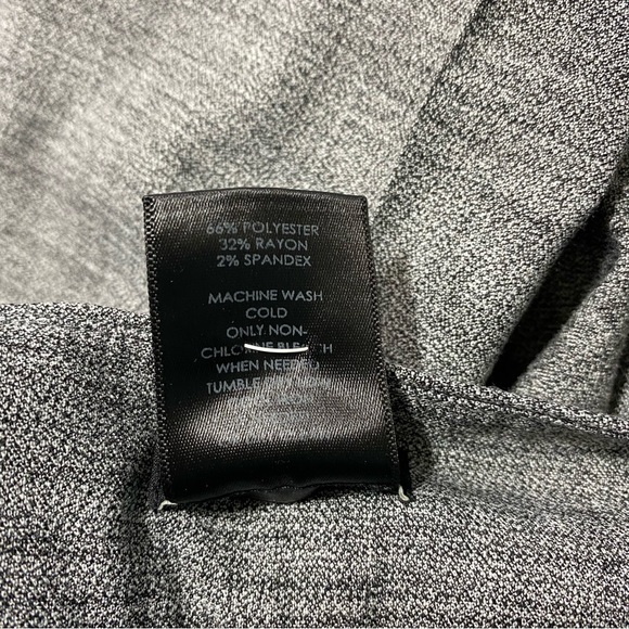 Ann Taylor Factory Julie Dress Pants‎ Ankle Crop Slacks Gray Career Curvy Size 8 - Picture 7 of 9